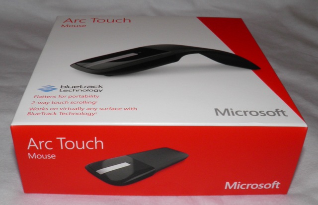 Box with Microsoft Arc Touch Mouse